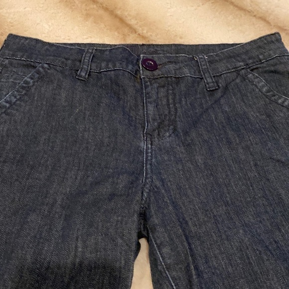 🍀Kut from the Kloth dark stretch denim Bermuda shorts size 6 - Picture 3 of 10